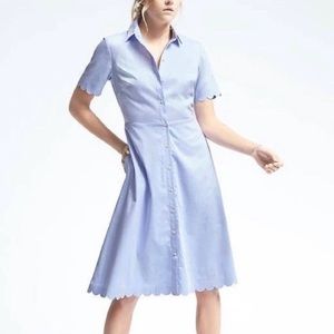 Banana Republic Scalloped Dress